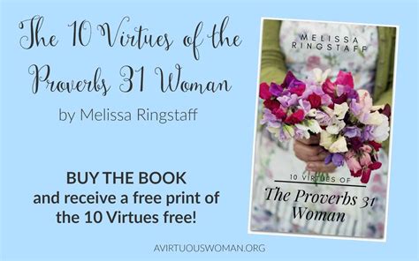 The 10 Virtues Of The Proverbs 31 Woman By Melissa Ringstaff A