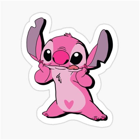 Pink Stitch Sticker For Sale By Allinikles Redbubble