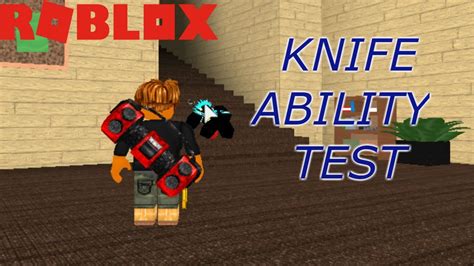 Roblox Knife Ability Test Gameplay Youtube
