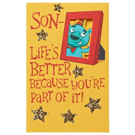 american greetings funny birthday card for son life s better