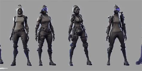 Character Sheet Of Fortnite 3d Skin Concept Art Stable Diffusion