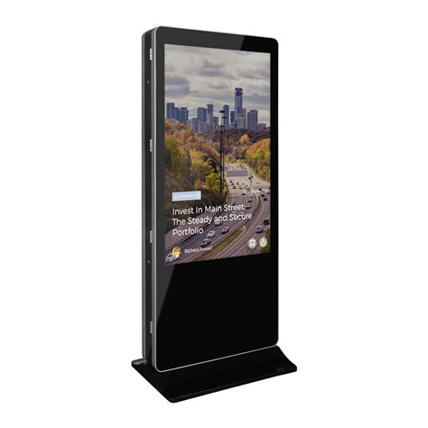 Interactive Touchscreen Double Sided Display Kiosk