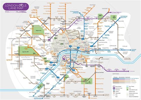 This Map Will Show You Where All Of Londons Safe Cycle Routes Are