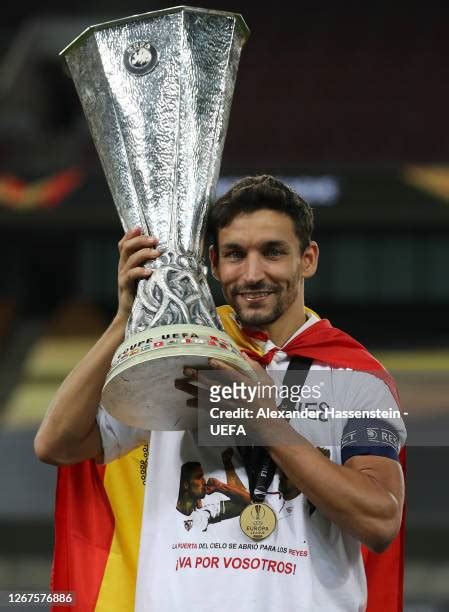 The Uefa Europa League Trophy Photos And Premium High Res Pictures