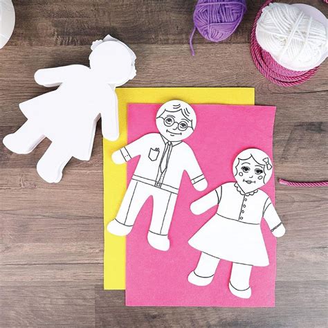 Paper People Cut Outs For Classroom Crafts