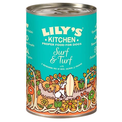 Lilys Kitchen Surf And Turf Wet Dog Food 400g Feedem