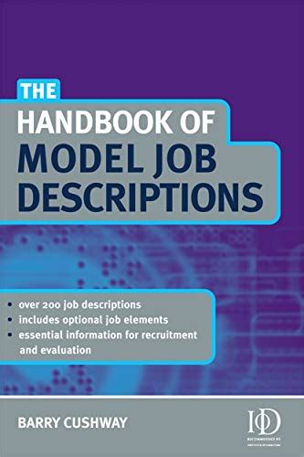 The Handbook Of Model Job Descriptions Cushway Barry 9780749445621