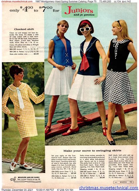 1967 Montgomery Ward Spring Summer Catalog Page 75 Catalogs And Wishbooks Sixties Fashion
