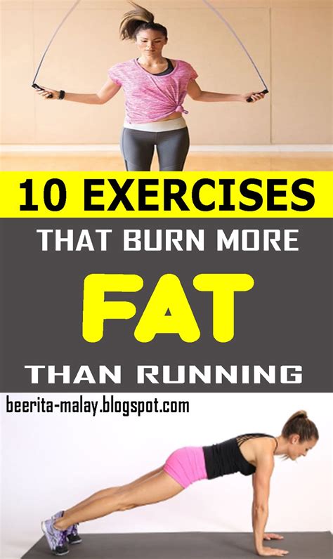 Here Are 10 Exercises That Burn More Fat Than Running
