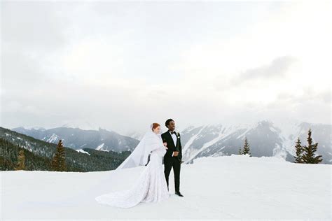 An Alpine Glam Wedding At Aspen Mountain Club In Aspen Colorado