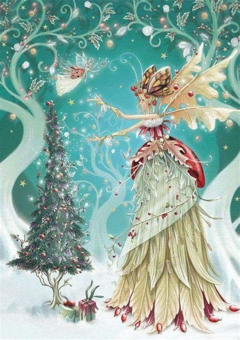 Pin By Linda Shiamone On Christmas Joy Christmas Fairy Winter Fairy Christmas Illustration