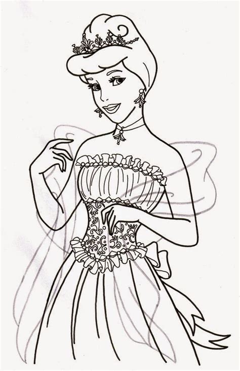 Printable cinderella coloring page to print and color for free. Coloring Pages: Cinderella Free Printable Coloring Pages