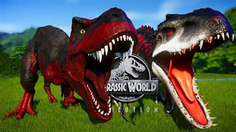 Tyrannosaurus Rex Vs Indominus Rex Breakout And Fight Jurassic World