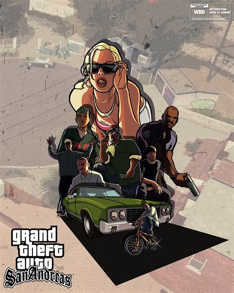 Grand Theft Auto San Andres Gta Poster Gaming Poster Wall Art Etsy