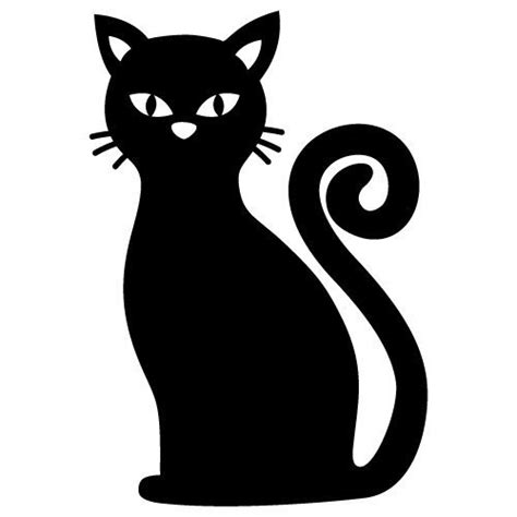 Free black cat SVG cut file - FREE design downloads for your cutting