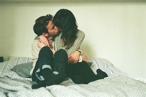 Bed Couple Cuddle Cute Image 521620 On