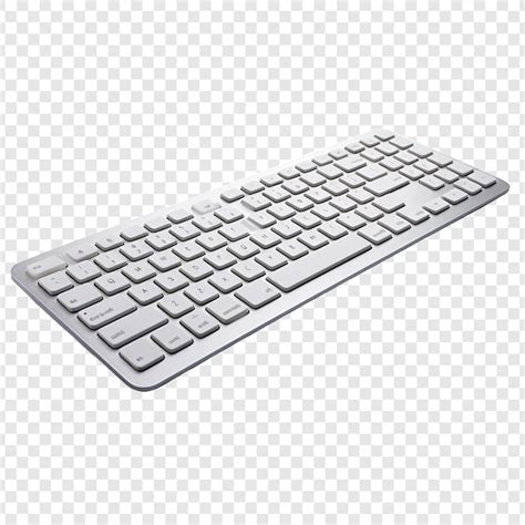 Teclado Isolado Em Fundo Transparente Psd Premium