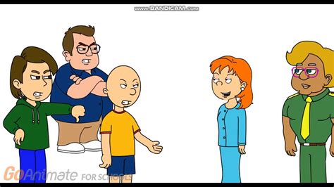 Caillou Gets Rosie Arrestedcaillou Ungrounded Youtube