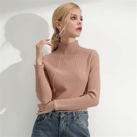 Bootyjeans Fall 2018 New High End Womens Wear High Necked Knitting