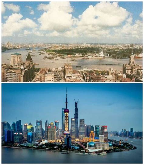 10 antes e depois mostrando cidades que se tornaram irreconhecíveis