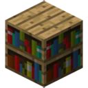 It can be met when they are placed in chests, it's just that bookshelves tend to be used in large quantities for decoration purposes, and chests full of books. Bookshelf (Minecraft) - Feed The Beast Wiki