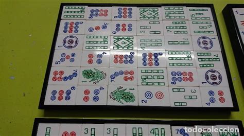 Leerain domino chino chino tradicional mahjongg mahjong club set portatil juego juego azulejos 144 piezas juego mesa para la fiesta en casa con caja cuero. domino chino, mah jong - Comprar Juegos de mesa antiguos en todocoleccion - 114208343