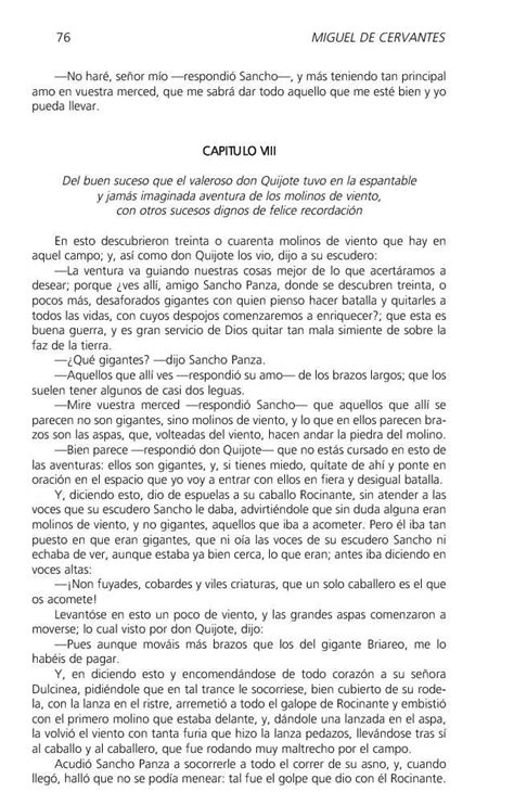 Calaméo Don Quijote Capítulo 8 Aventura De Los Molinos