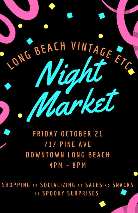 SPOOKY NIGHT MARKET DOWNTOWN! | Downtown Long Beach Alliance