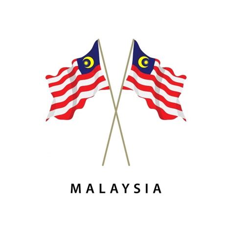 Malaysia Flag Vector Art Png Malaysia Flag Vector Template Design