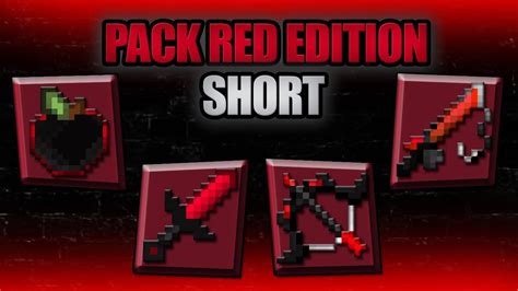 Best Red Minecraft Pvp Texture Pack L Pack Red Edition Short Sword
