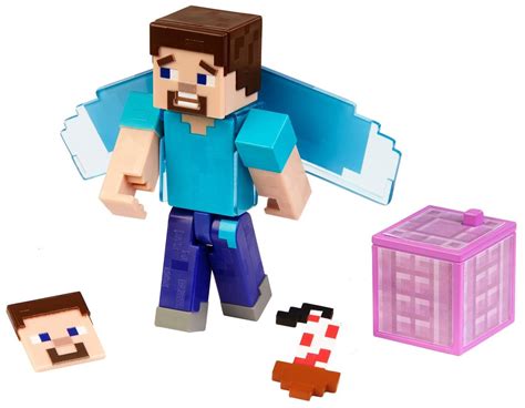 Minecraft Comic Maker Steve With Elytra 325 Action Figure Mattel Toys
