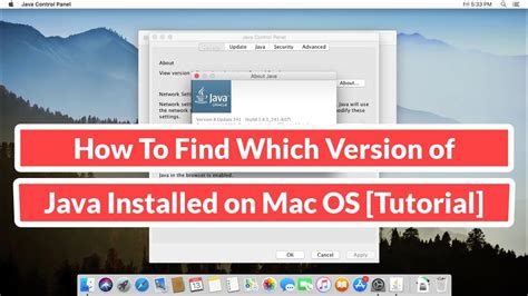 How To Find Which Version Of Java Installed On Mac Os Tutorial Youtube