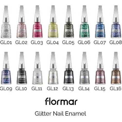 Jual Flormar Glitter Nail Enamel Gl31 Gl32 Gl36 Gl37 Gl39 Gl40 Gl43