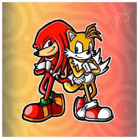 Knuckles And Tails Sonic The Hedgehog Amino