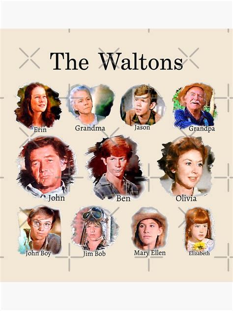 The Waltons Poster For Sale By Dnicegirl Redbubble