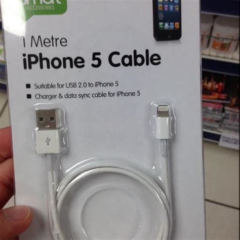 Usb Charger Cable For Apple Iphone 55s £1 Poundworld Hotukdeals