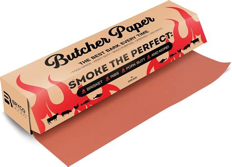 Pink Butcher Paper Roll With Paper Dispenser Box 18 Inch
