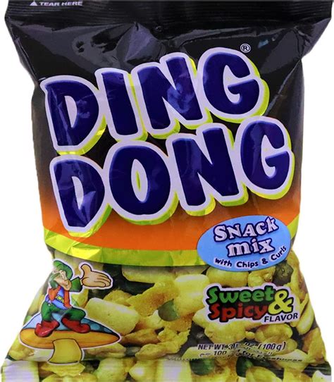 ding dong snack mix with chips and curls sweet and spicy flavor 100g buy online at best price