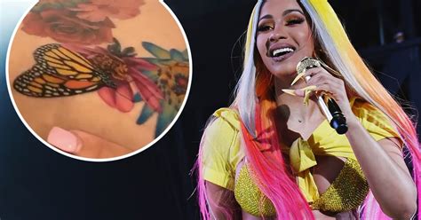 Cardi B Unveils New Intricate Back Tattoo Took Me Several Months