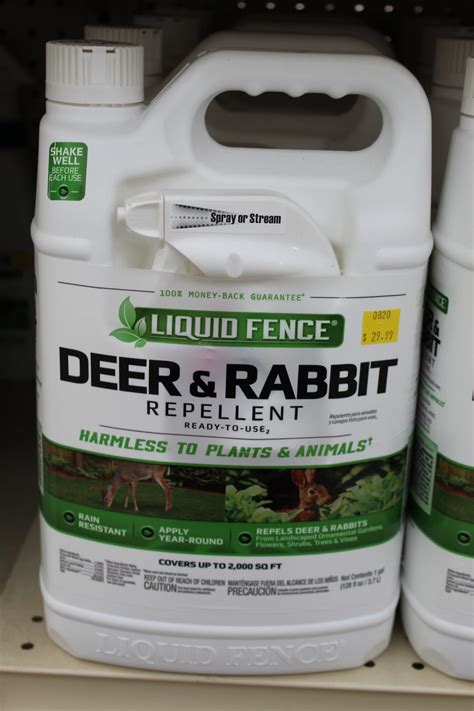 But for climbers like squirrels and the safest way to deter most animals is with a liquid or granular repellent. Liquid Fence Deer & Rabbit Repellent RTU - Gallon - Wilson ...