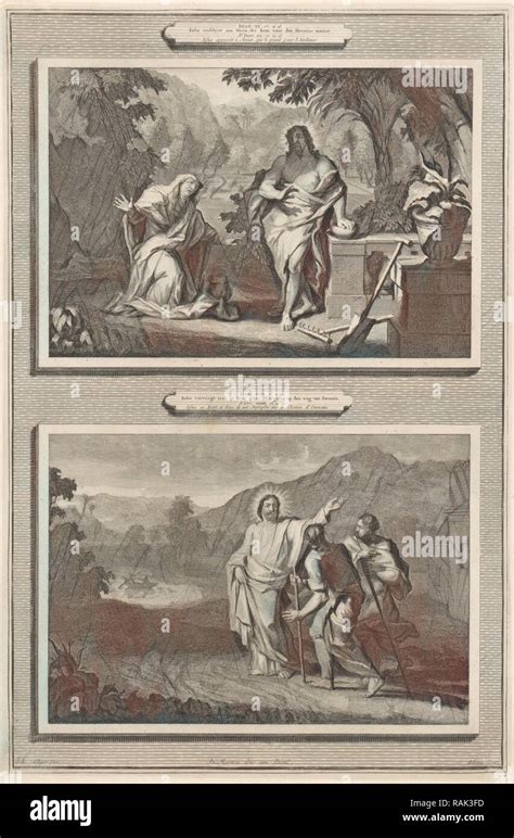 Two Appearances Of Christ After The Resurrection Above He Appears To
