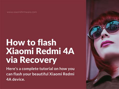 Improved some functions for stable use. Guide How to flash Xiaomi Redmi 4A via Recovery - Xiaomi ...