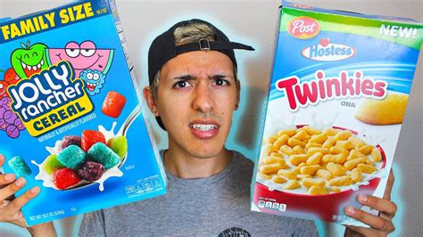 Tasting Crazy Cereals Youtube