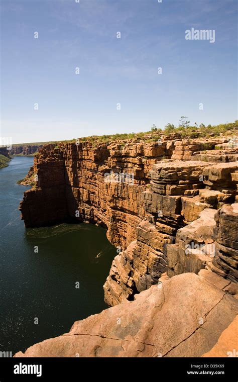 View Of King George River From Above King George Falls Kimberley