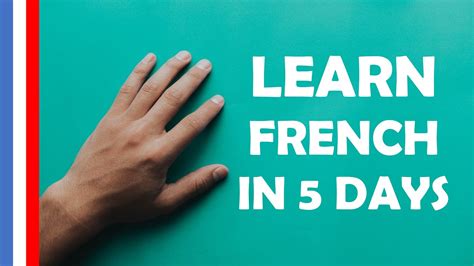 Master French Grammar In 5 Days Day 1 Youtube