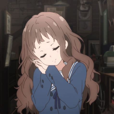 Cute anime girls brown hairstyles. soft and safe (With images) | Aesthetic anime ...