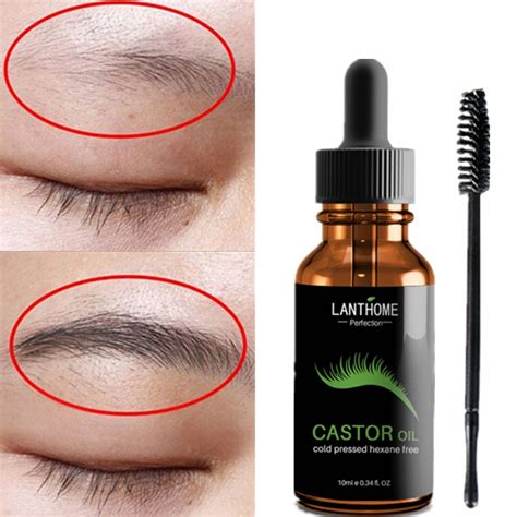 Castor oil is definitely a powerful element for getting faster and thicker hair growth. Eyebrow Enhancers Natural Castor Oil Brow Growth Liquid ...
