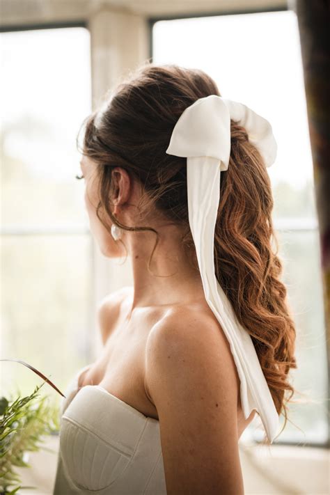 Wedding Hair Inspiration Low Key And Romantic Bridal Ponytails