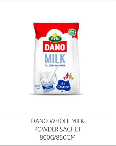Dano Whole Milk Powder Sachet G Gm Spar Nigeria