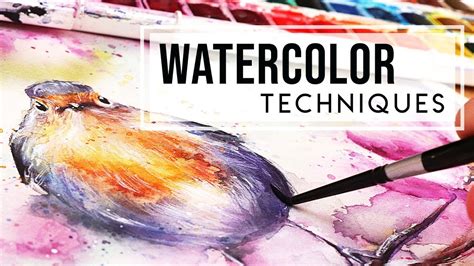 How To Use Watercolor Loose Painting Techniques For Beginners Youtube